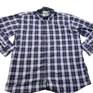 Wrangler Riata Shirt Mens 2XL Purple Button Down Casual Western Long Sleeve